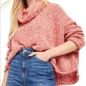 NWT Free People BFF Cowl Neck Sweater